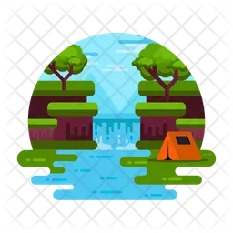 Camping Water  Icon