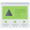 Camping Website  Icon