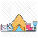 Campingzeit  Symbol