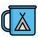 Campingbecher  Symbol