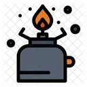 Campingkocher  Symbol