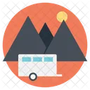 Camping Berg Aktivitat Symbol