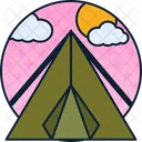 Camping Zelt  Symbol