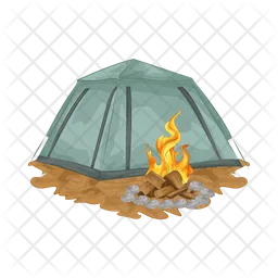 Camping Zelt  Symbol