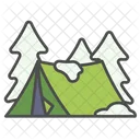 Camping Zelt  Symbol