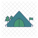 Camping Zelt  Symbol