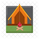 Camping Zelt  Symbol