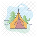 Camping Zelt  Symbol