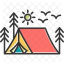 Camping Zelt  Symbol