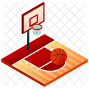 Campo De Baloncesto Cancha De Baloncesto Baloncesto Icono