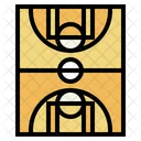 Campo de baloncesto  Icono