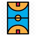 Campo de baloncesto  Icono