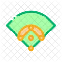 Campo de béisbol  Icono