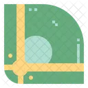 Campo de béisbol  Icono