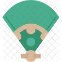 Campo de béisbol  Icono