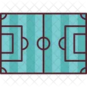 Campo De Futbol Futbol Soccer Icono