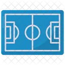 Campo De Futbol Parque Infantil Paisaje Icono