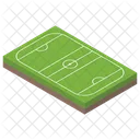 Campo De Futebol Playground Area De Recreacao Ícone