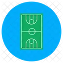 Campo De Futebol Playground Area De Recreacao Ícone
