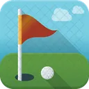 Golf Club Bandera Icon