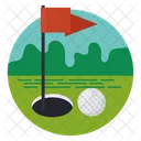 Campo De Golf Campo De Golf Club De Golf Icono