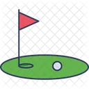 Campo De Golf Golf Deporte Icono