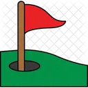 Campo de golfe  Ícone