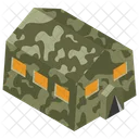 Campamento Militar Tienda Militar Alojamiento Al Aire Libre Icono
