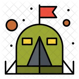 Campo militar  Icono