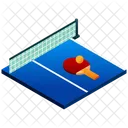 Campo De Tenis De Mesa Tenis Tenis De Mesa Icon