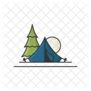 Campsite Camping Travel Icon