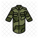 Camuflagem Uniforme Militar Ícone