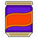Aluminum Metal Can Icon