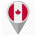 Canada Country Location Location Icône