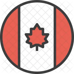 Canada Flag Icono