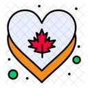 Amor de canadá  Icono