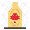 Botella de canadá  Icono