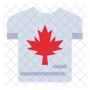 Camisa de canadá  Icono