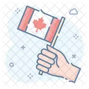 캐나다 국기 국기 국가 휘장 아이콘