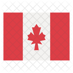 Canada Flag Flag Icon - Download in Flat Style