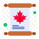 Invitación de canadá  Icono