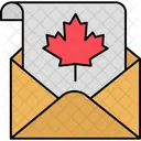 Invitación de canadá  Icono