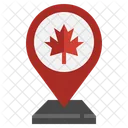 Localização Canadá  Ícone