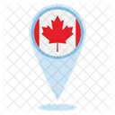 Localização Canadá  Ícone