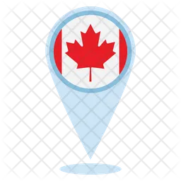 Canada Location Flag Icon