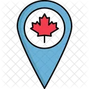 Canada Location  Icône