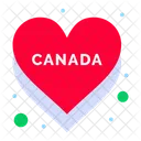 Canada Love  Icon
