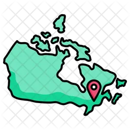 Canada map  Icon