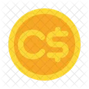 Canadian Dollar Coin Money Icon