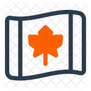 Canadian Flag Maple Red Icon